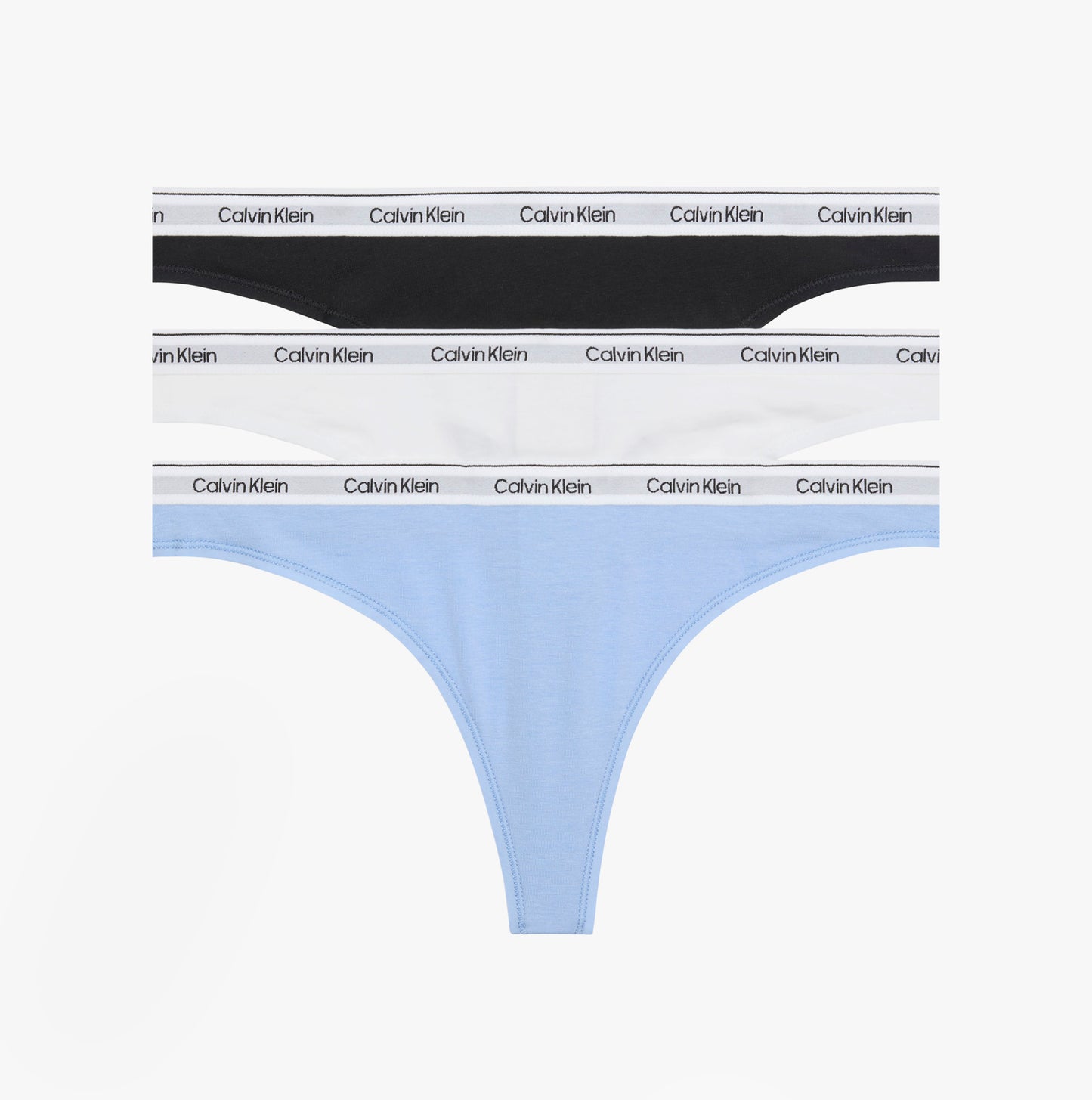 Calvin Klein Icon Cotton Modal Womens 3 Pack Thong Multi