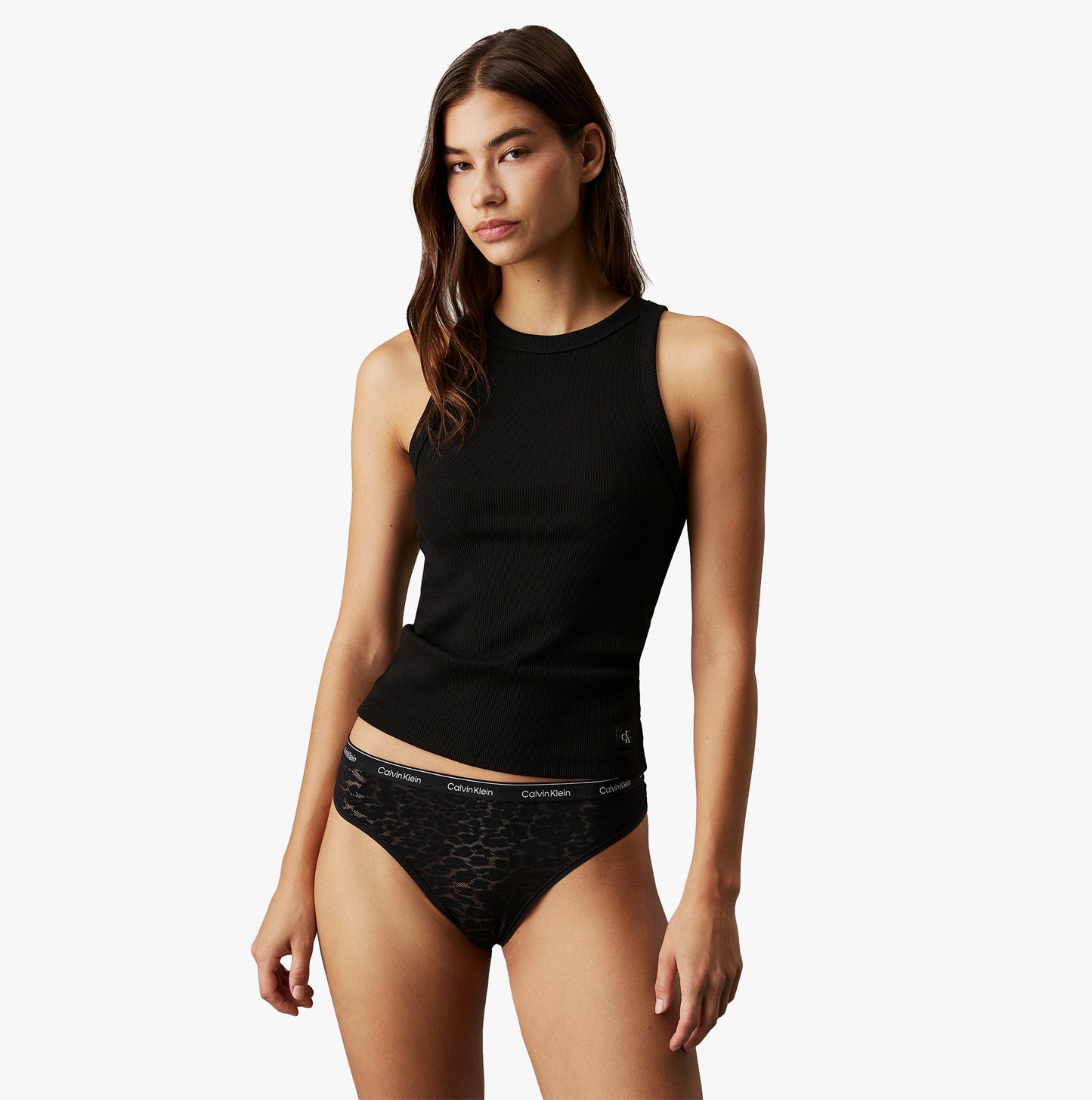 Calvin Klein BRAZILIAN LACE 3 Pack Womens Briefs Black