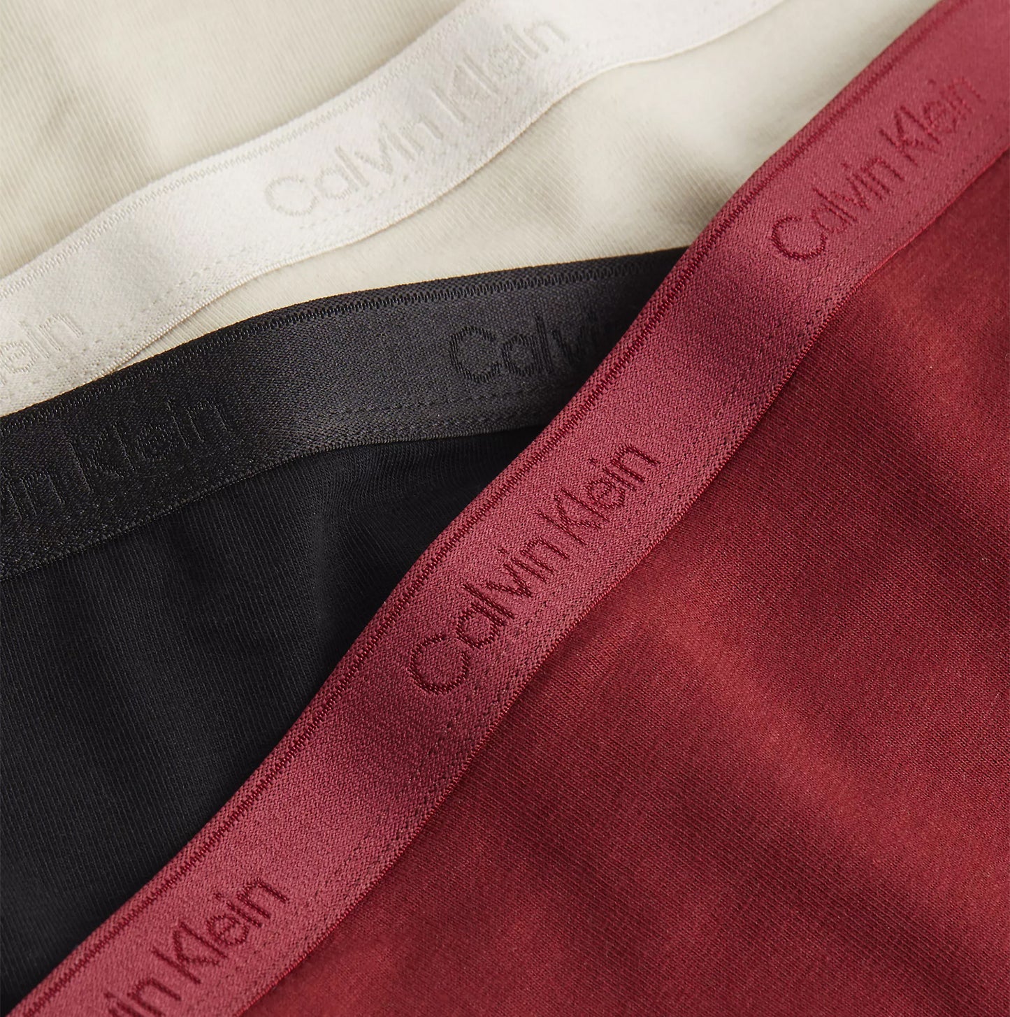 Calvin Klein MODERN LOGO HOLIDAY Womens 3 Pack Bikinis Multicoloured
