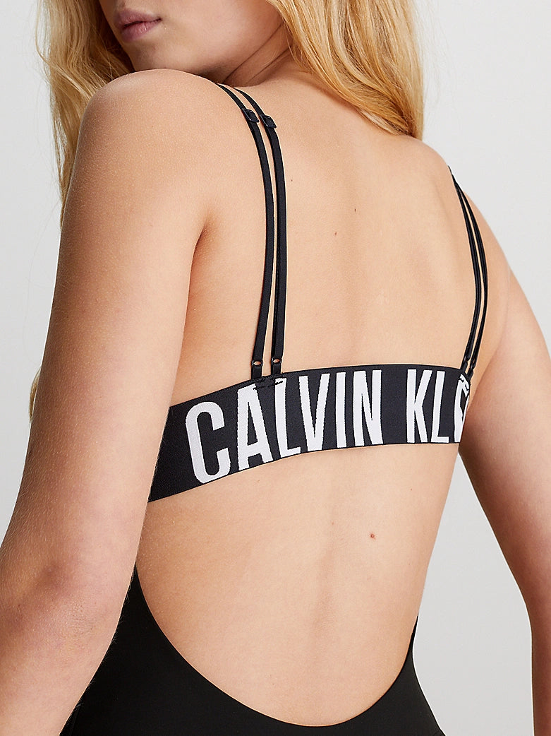 Calvin Klein INTENSE POWER Bodysuit Womens Black