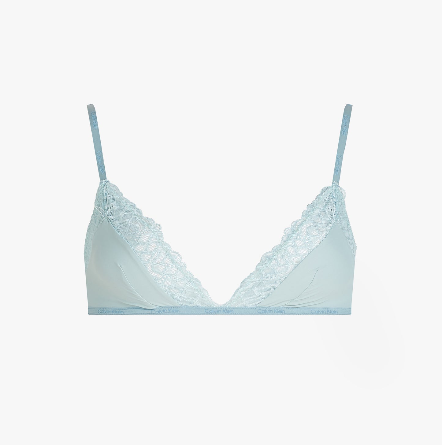 Calvin Klein SOFT STRETCH LACE Womens Triangle Bra Ether
