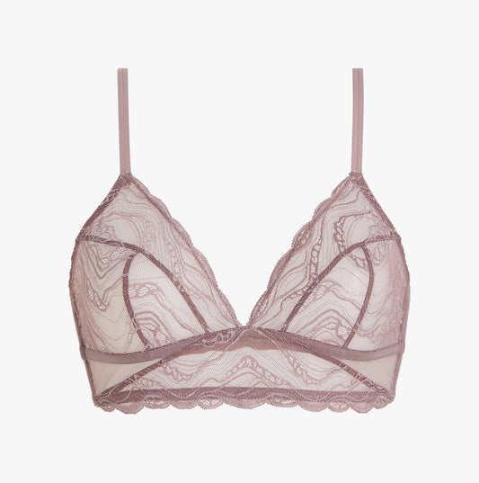 Calvin Klein CK INSTINCT Womens Unlined Triangle Vintage Pink