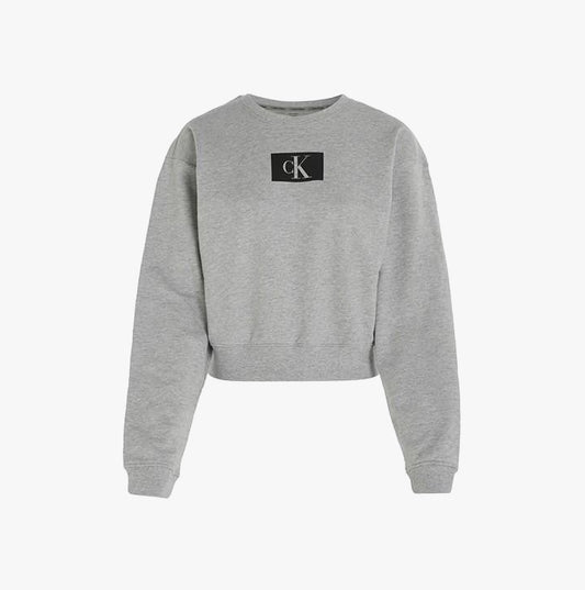 Calvin Klein 1996 LOUNGE Sweatshirt Womens Grey Heather