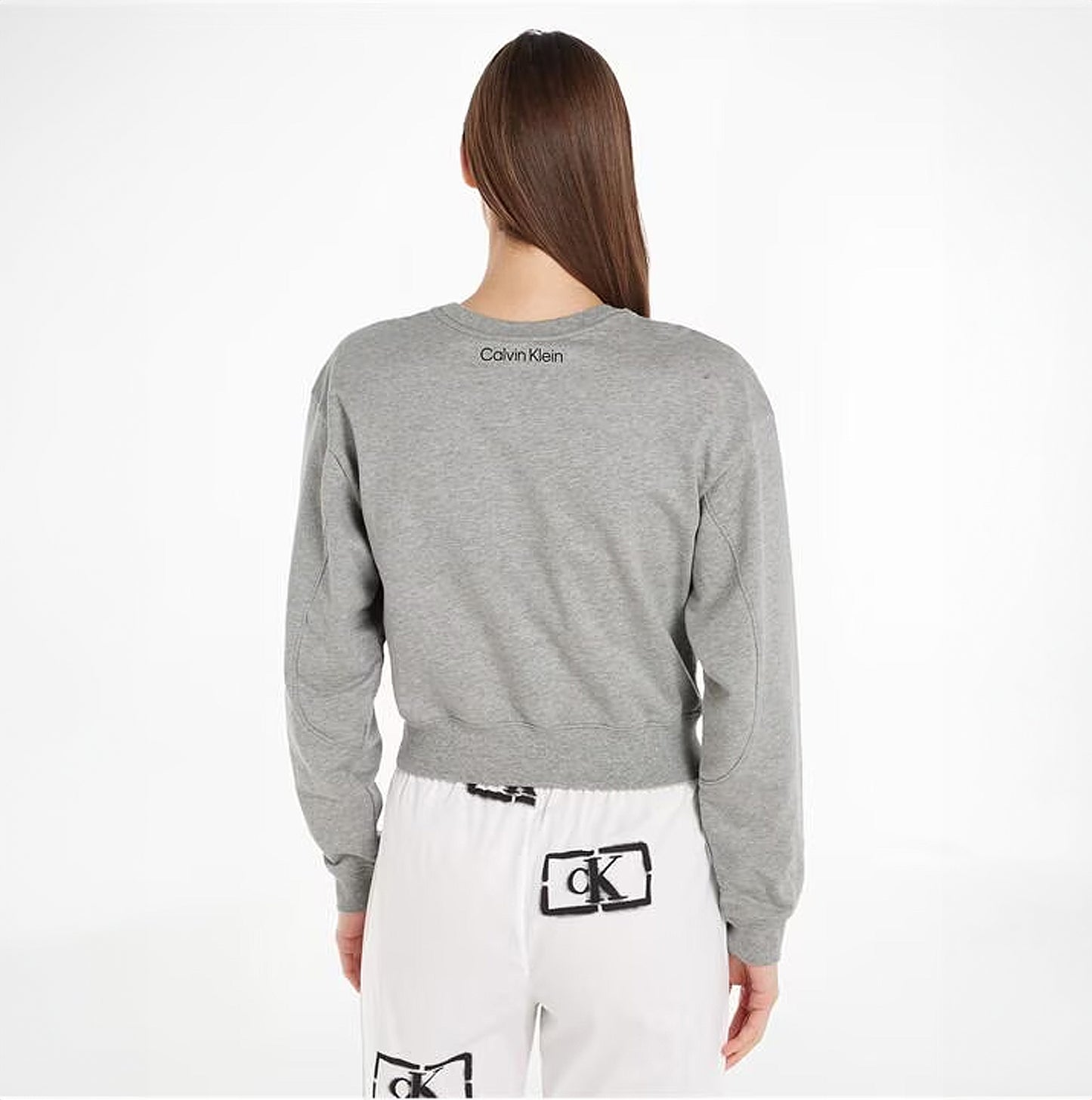 Calvin Klein 1996 LOUNGE Sweatshirt Womens Grey Heather