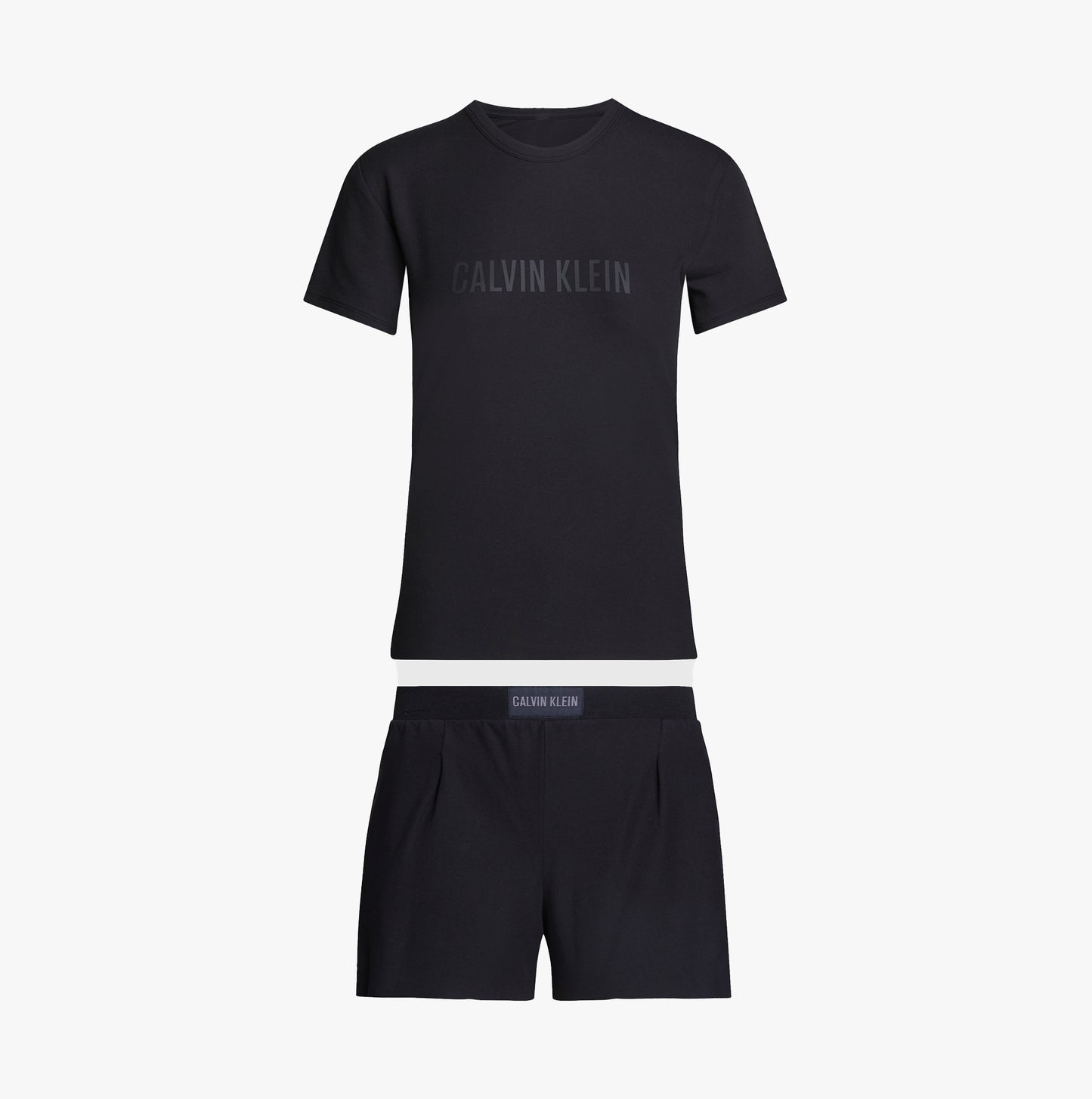 Calvin Klein INTENSE POWER Womens Short Pyjama Set Black
