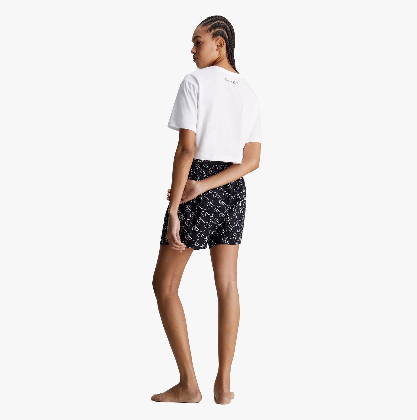 Calvin Klein CK96 Womens Shorts Pyjama Set Litho