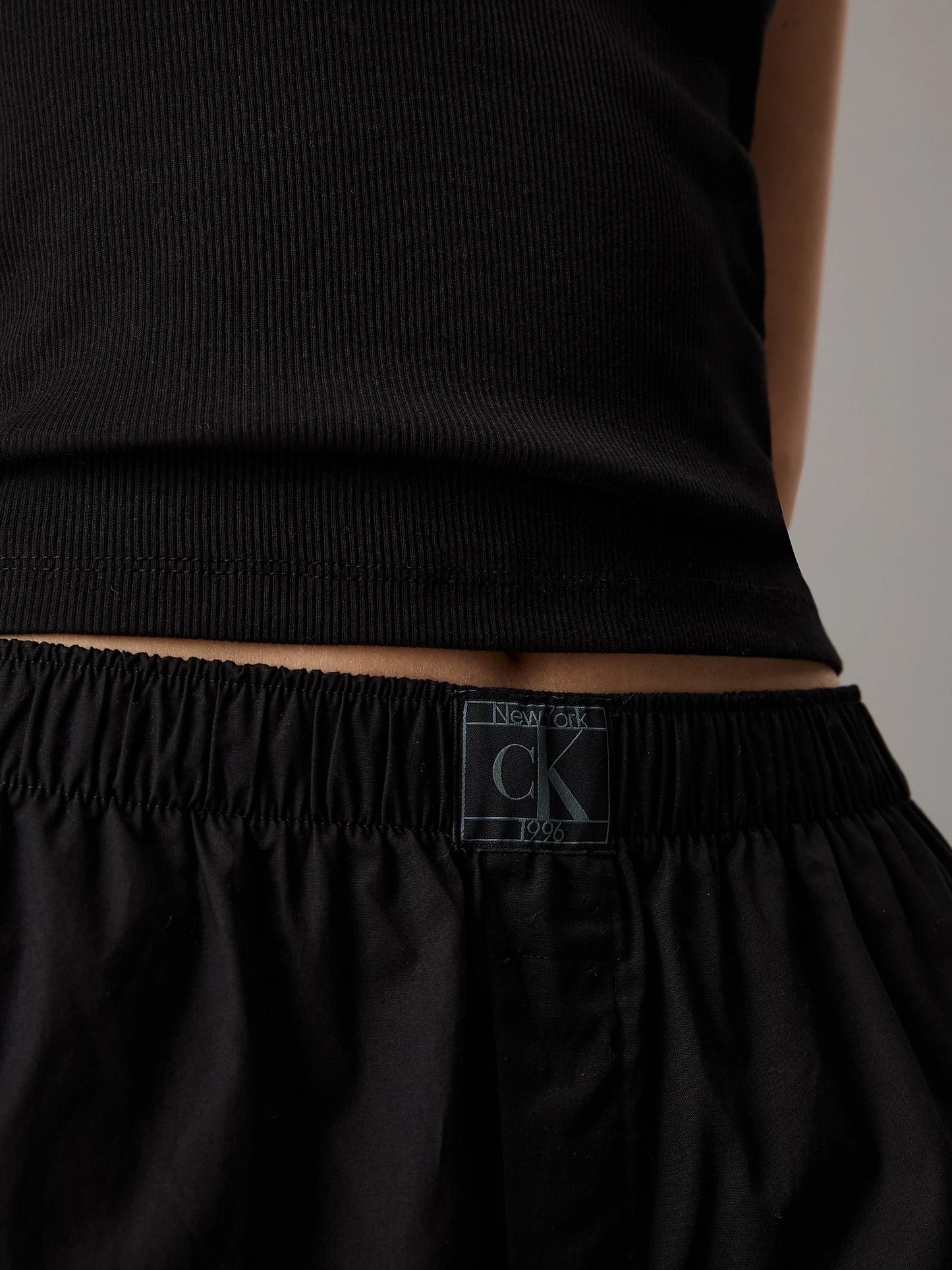 Calvin Klein CK ESTABLISHED Womens Pyjama Pants Black