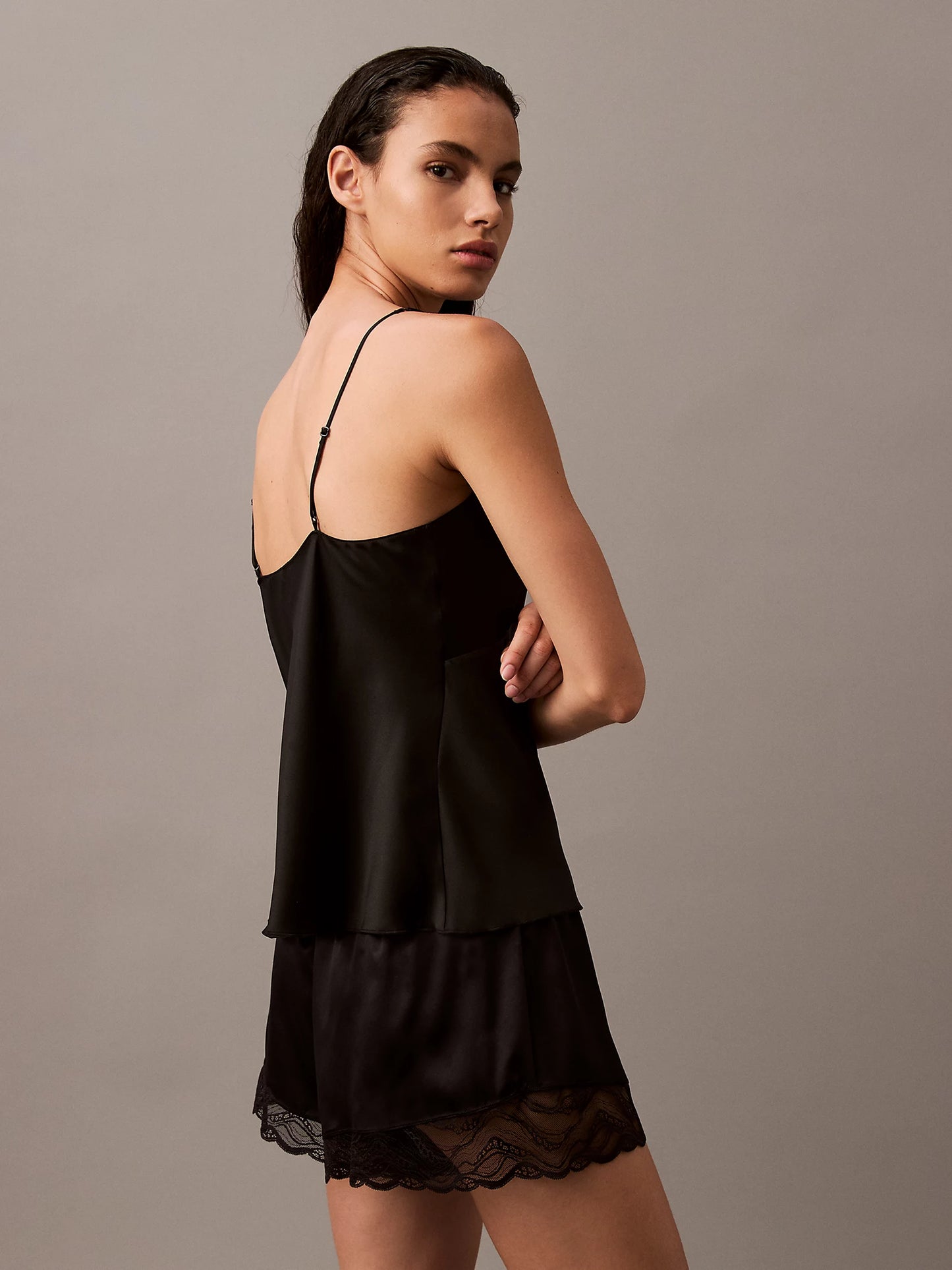 Calvin Klein CK INSTINCT SLEEP Womens Shorts Black