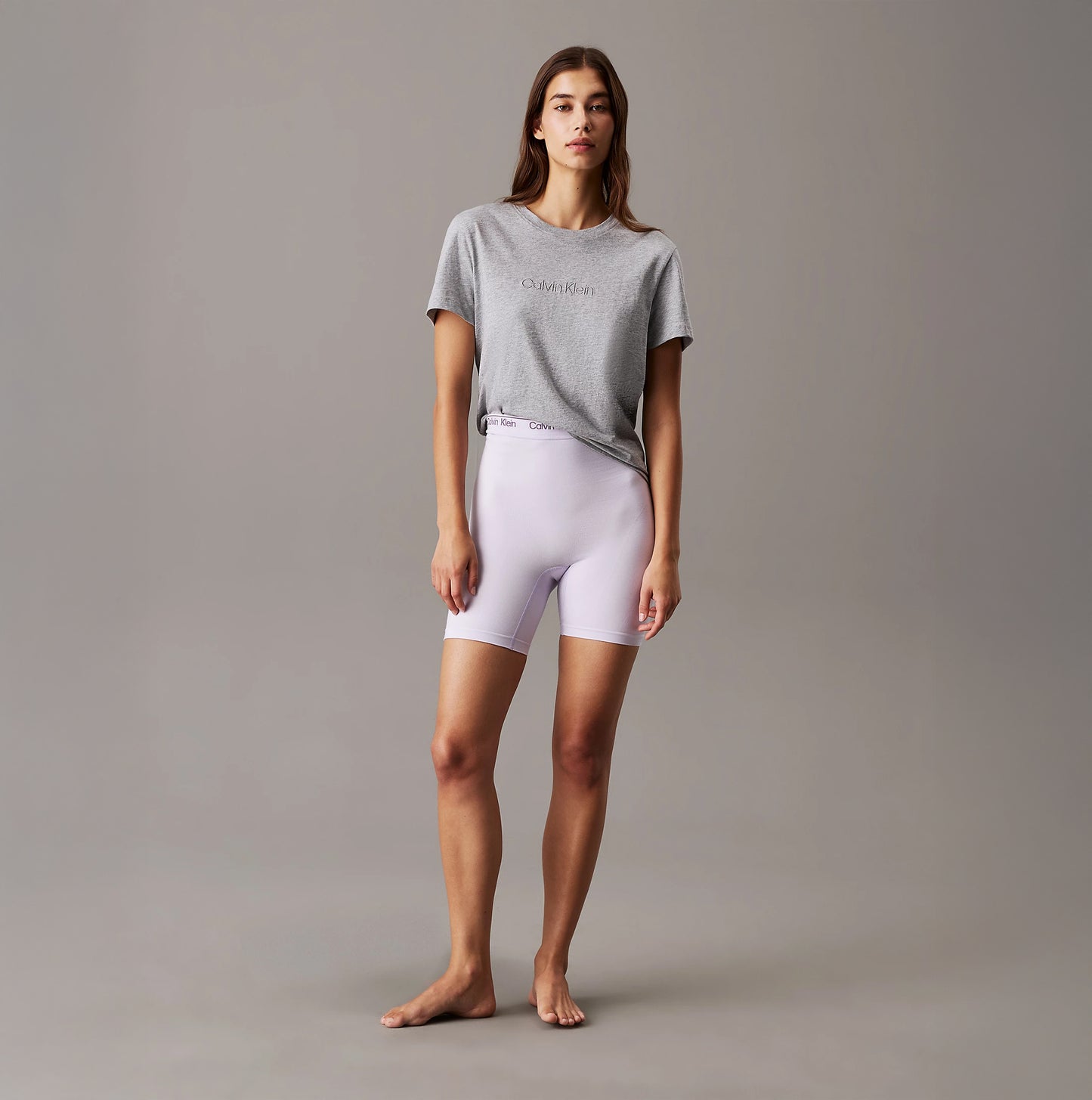 Calvin Klein Womens Lounge T-Shirt Grey Heather