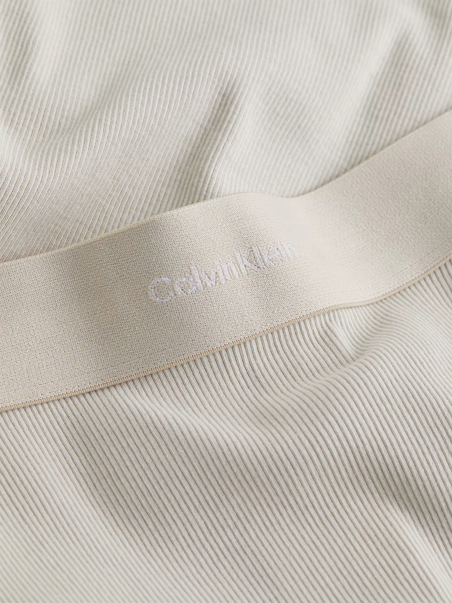 Calvin Klein MODERN RIB Womens Henley And Leggings Set Cocoon