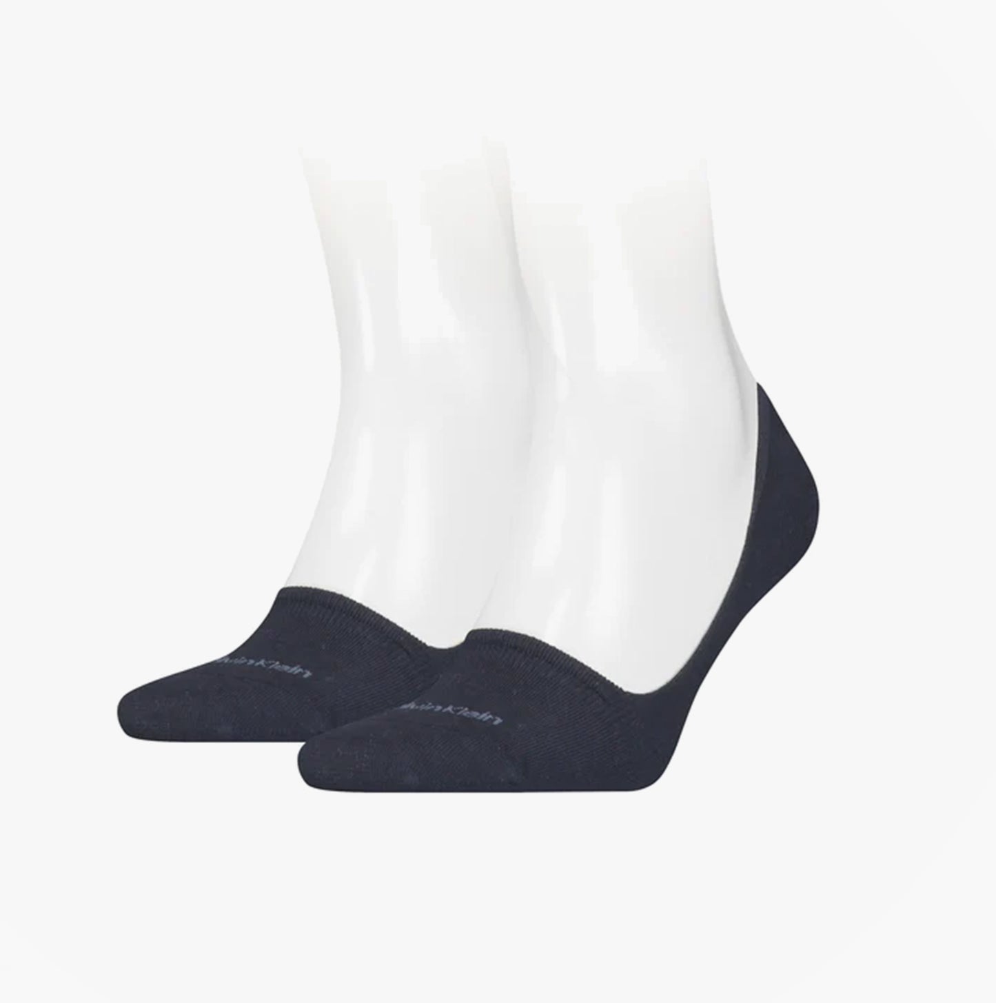 Calvin Klein 2 Pack Mens Invisible Socks Navy