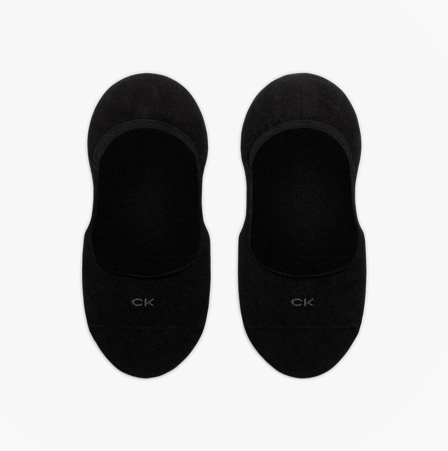 Calvin Klein 2 Pack Womens Invisible Socks Black