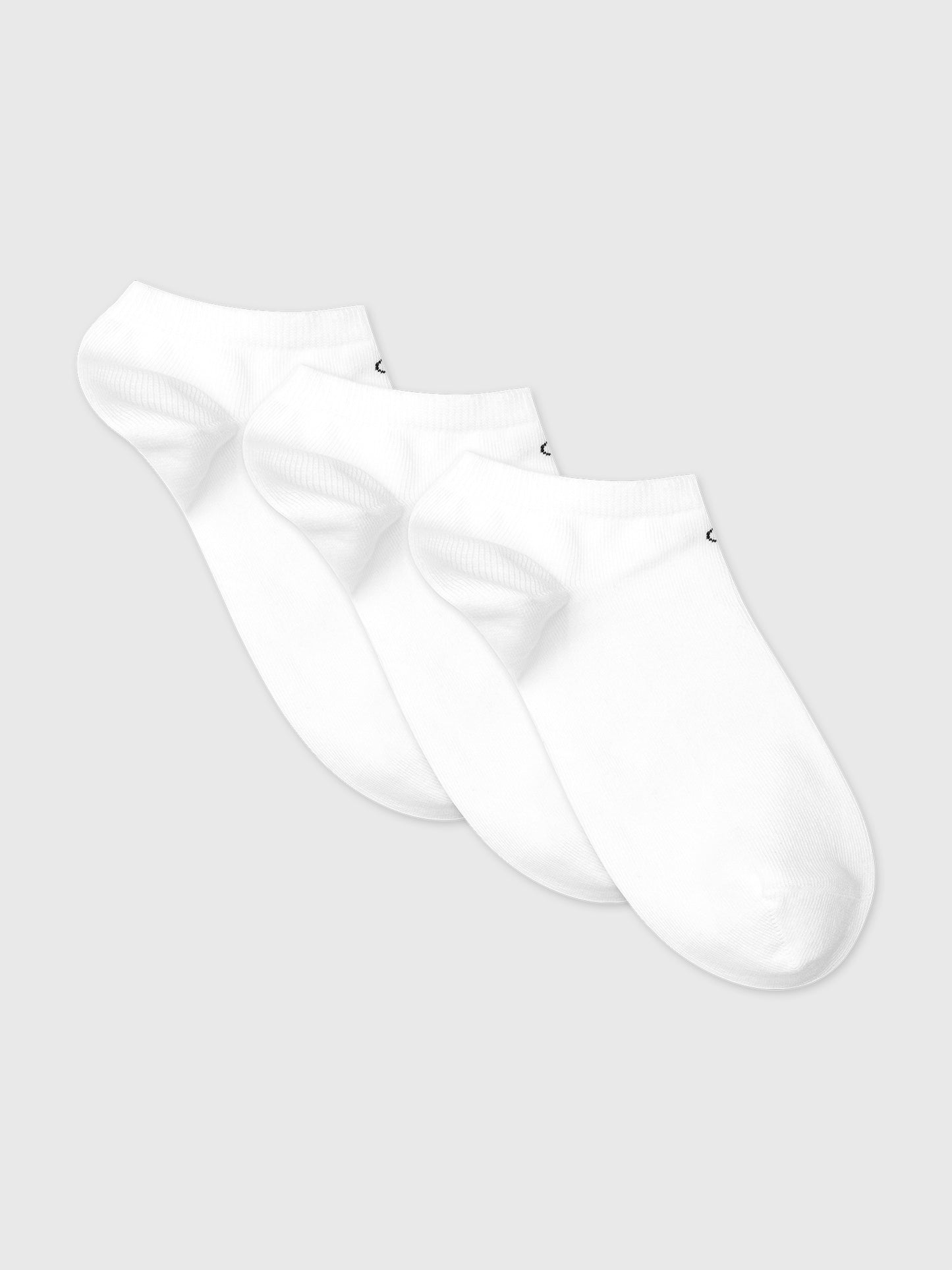 Calvin Klein 3 Pack Womens Ankle Trainer Socks White