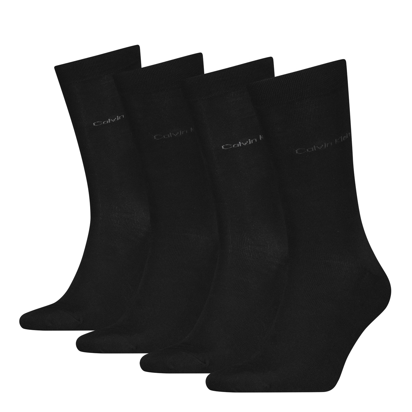Calvin Klein 4 Pack Giftboxed Classic Mens Crew Socks Black