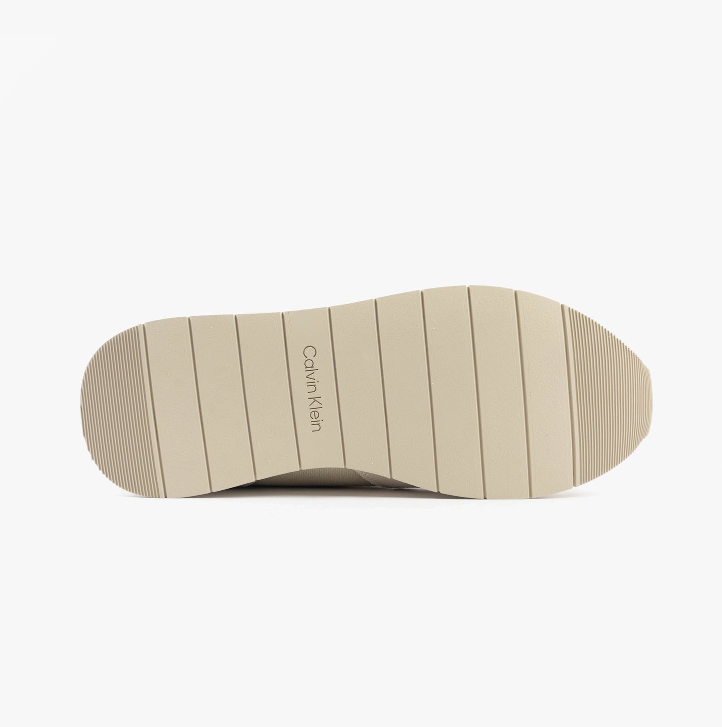 Calvin Klein SUEDE LOW PROFILE Mens Trainers Feather Gray Mix