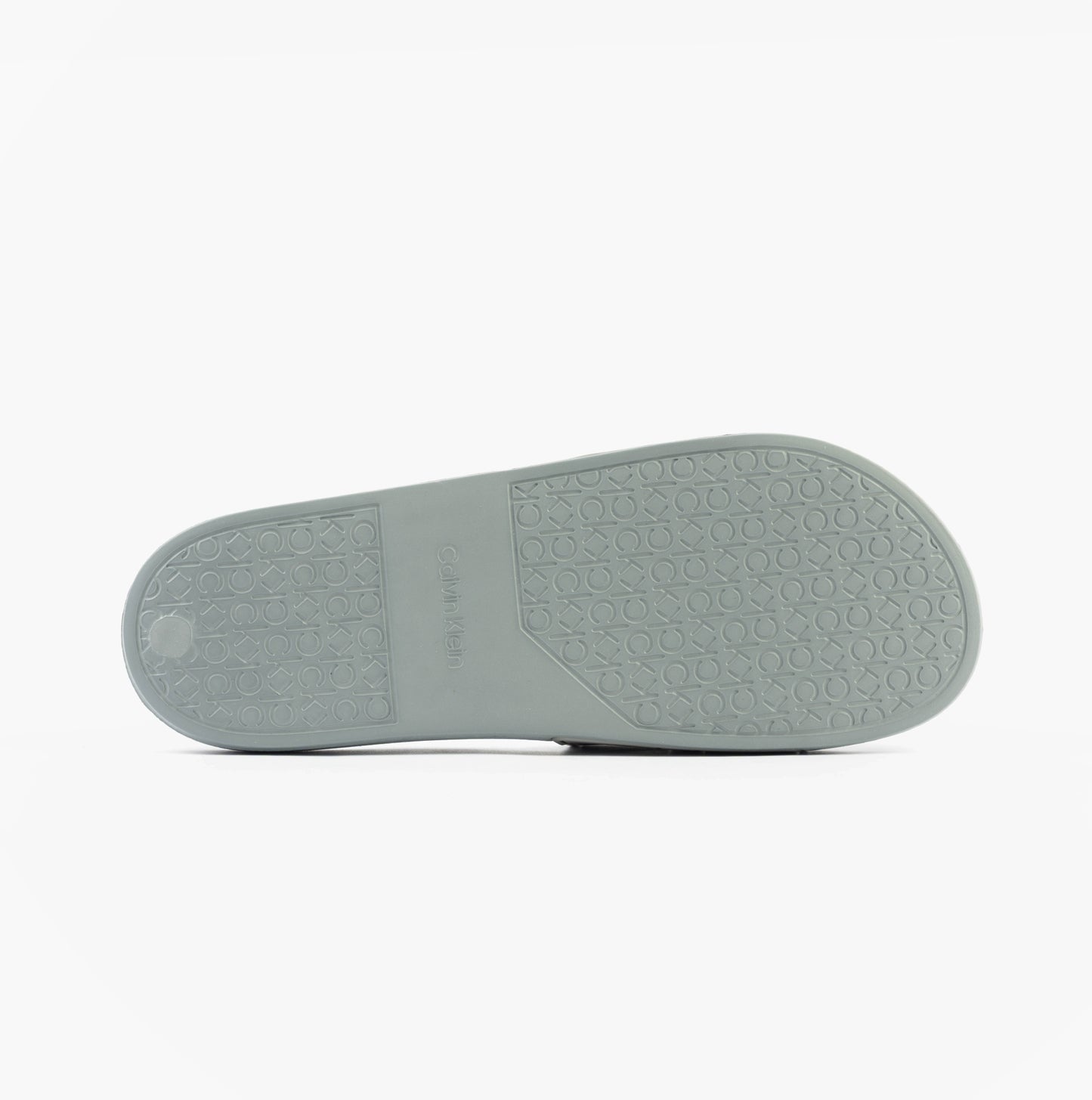Calvin Klein POOL SLIDE DOUBLE T Mens Sliders Granite Road