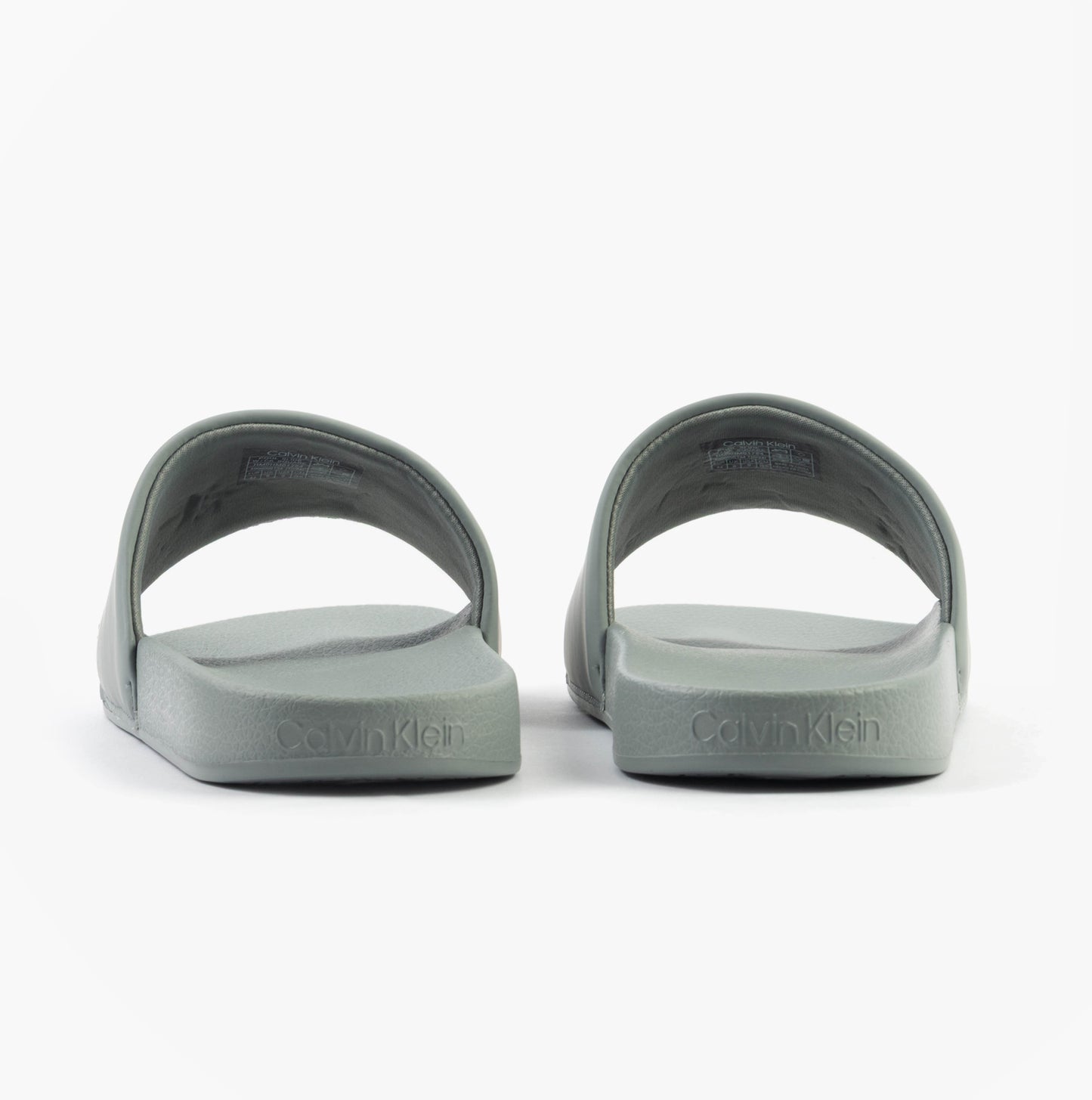 Calvin Klein POOL SLIDE W/ CK SQU Mens Sliders Granite Road