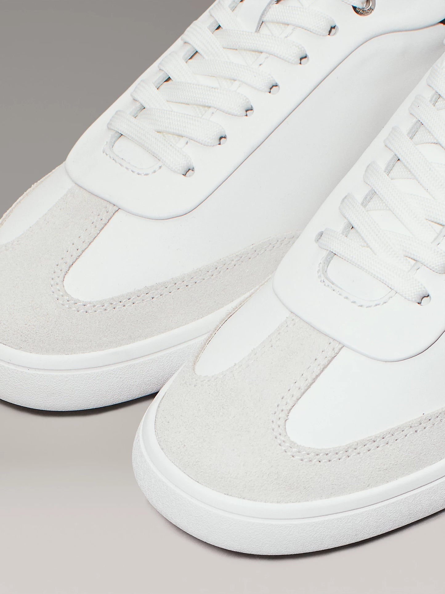 Calvin Klein CUPSOLE LACE UP  Womens Trainers Bright White/Black