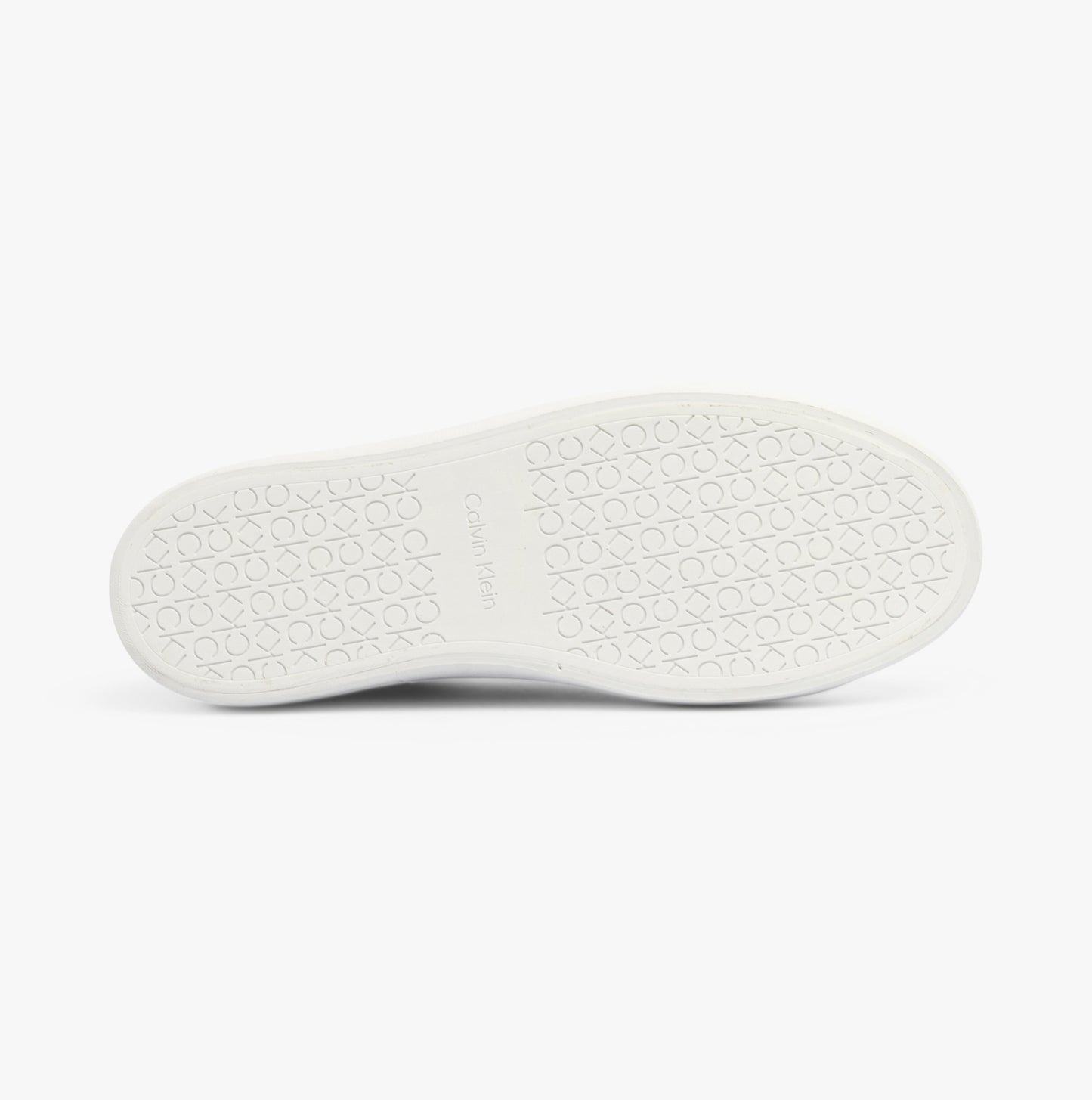 Calvin Klein VULCANISED LACE UP Womens Trainers White/Dk Ecru