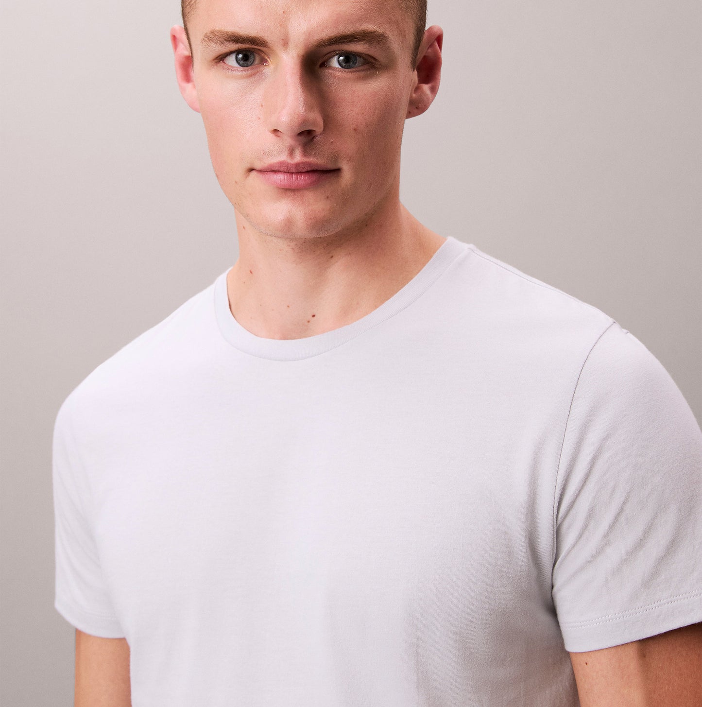 3 Pack Mens Crew neck T-Shirt Cotton Classics Multi Colour