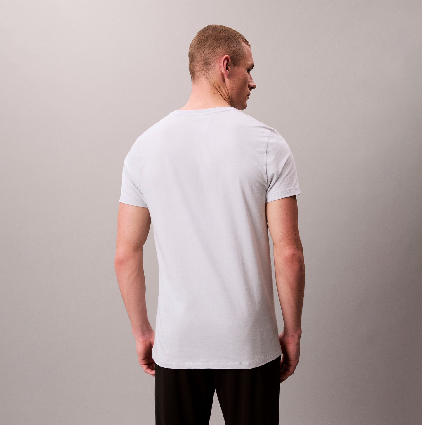 3 Pack Mens Crew neck T-Shirt Cotton Classics Multi Colour