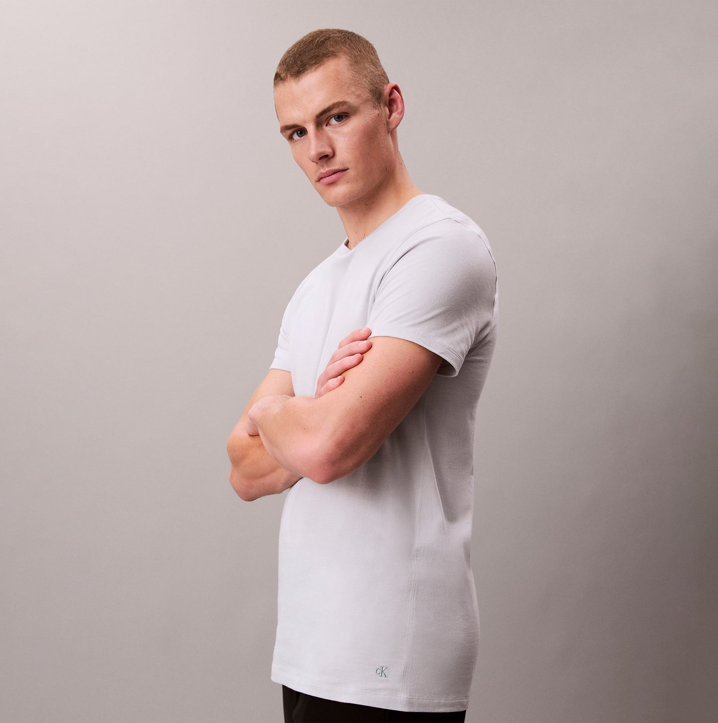 3 Pack Mens Crew neck T-Shirt Cotton Classics Multi Colour