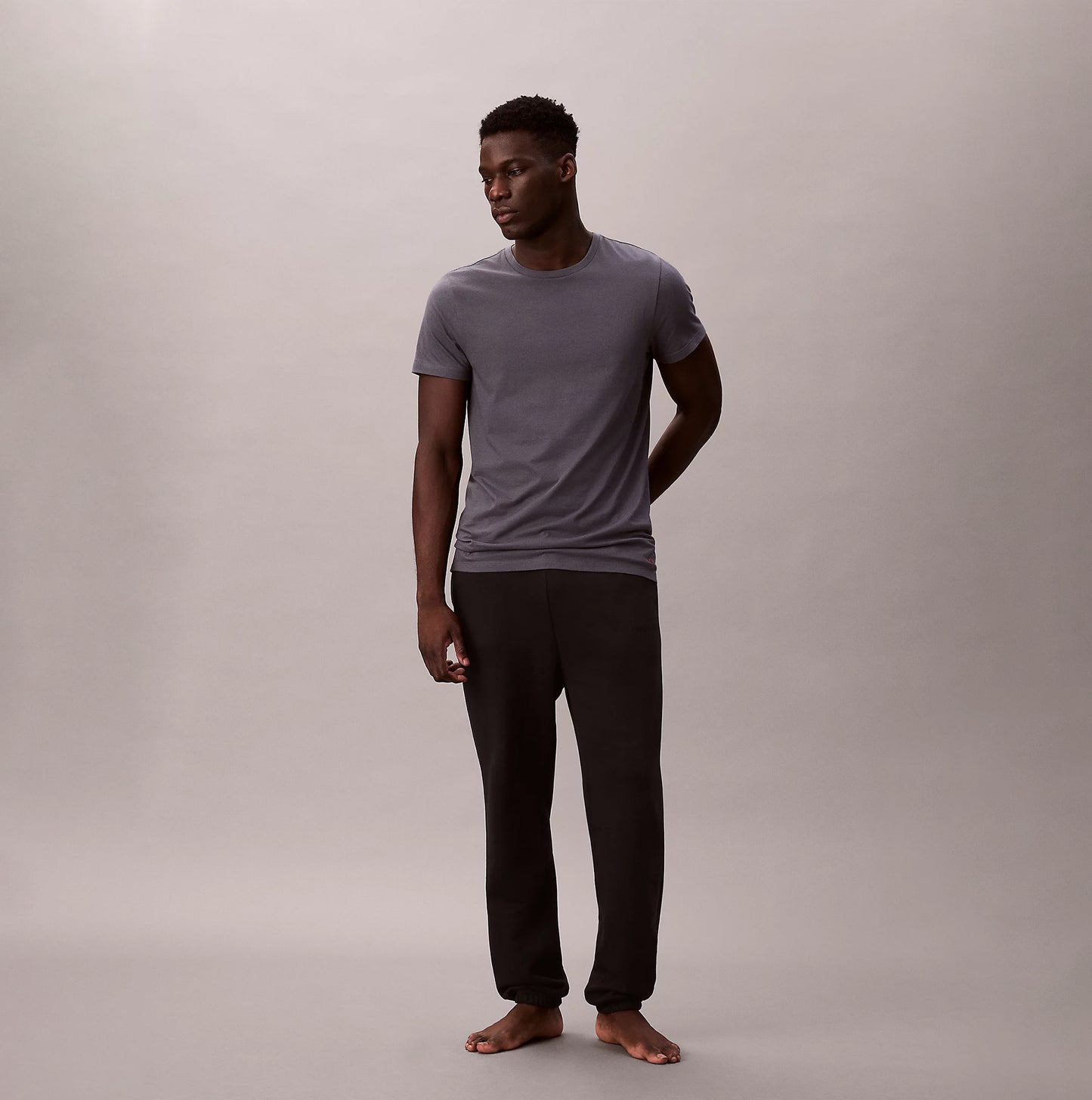 Calvin Klein S/S CREW NECK 3 PACK Mens T-Shirts & Tank Tops Multicoloured
