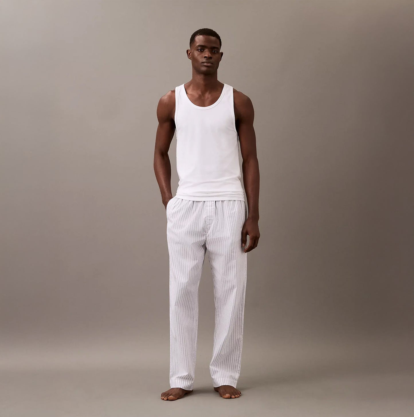 Calvin Klein 3 Pack Mens Lounge Tank Tops White