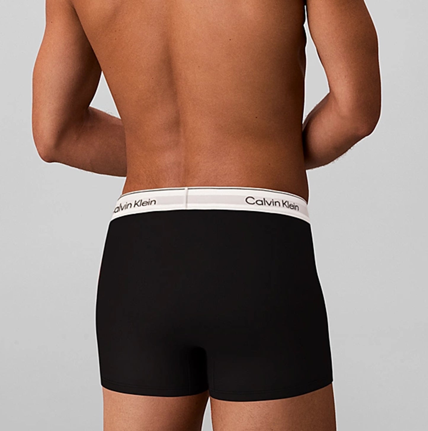 Calvin Klein COTTON BLEND Mens 3 Pack Trunks Multicoloured