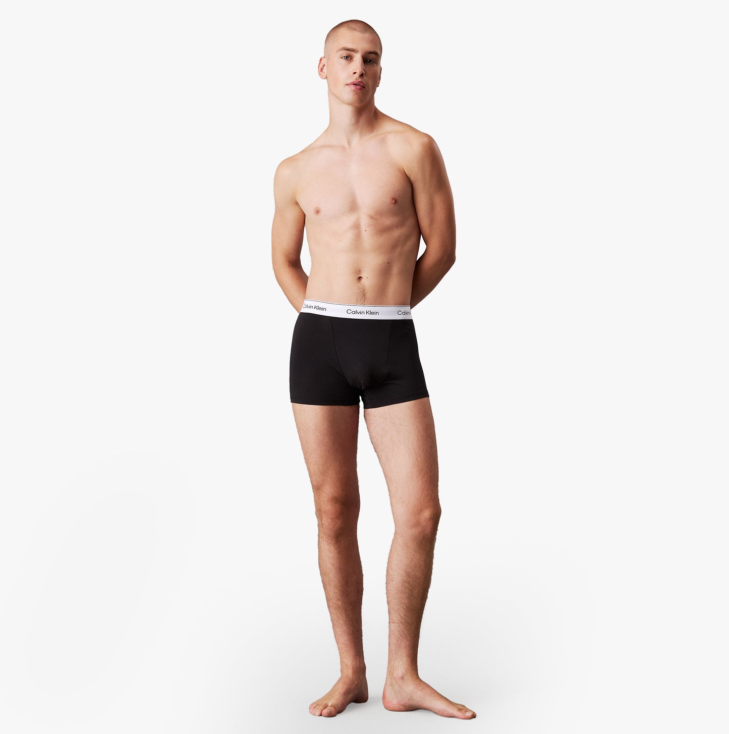 Calvin Klein ICON COTTON STRETCH 3 Pack Mens Dart Trunks Multicoloured