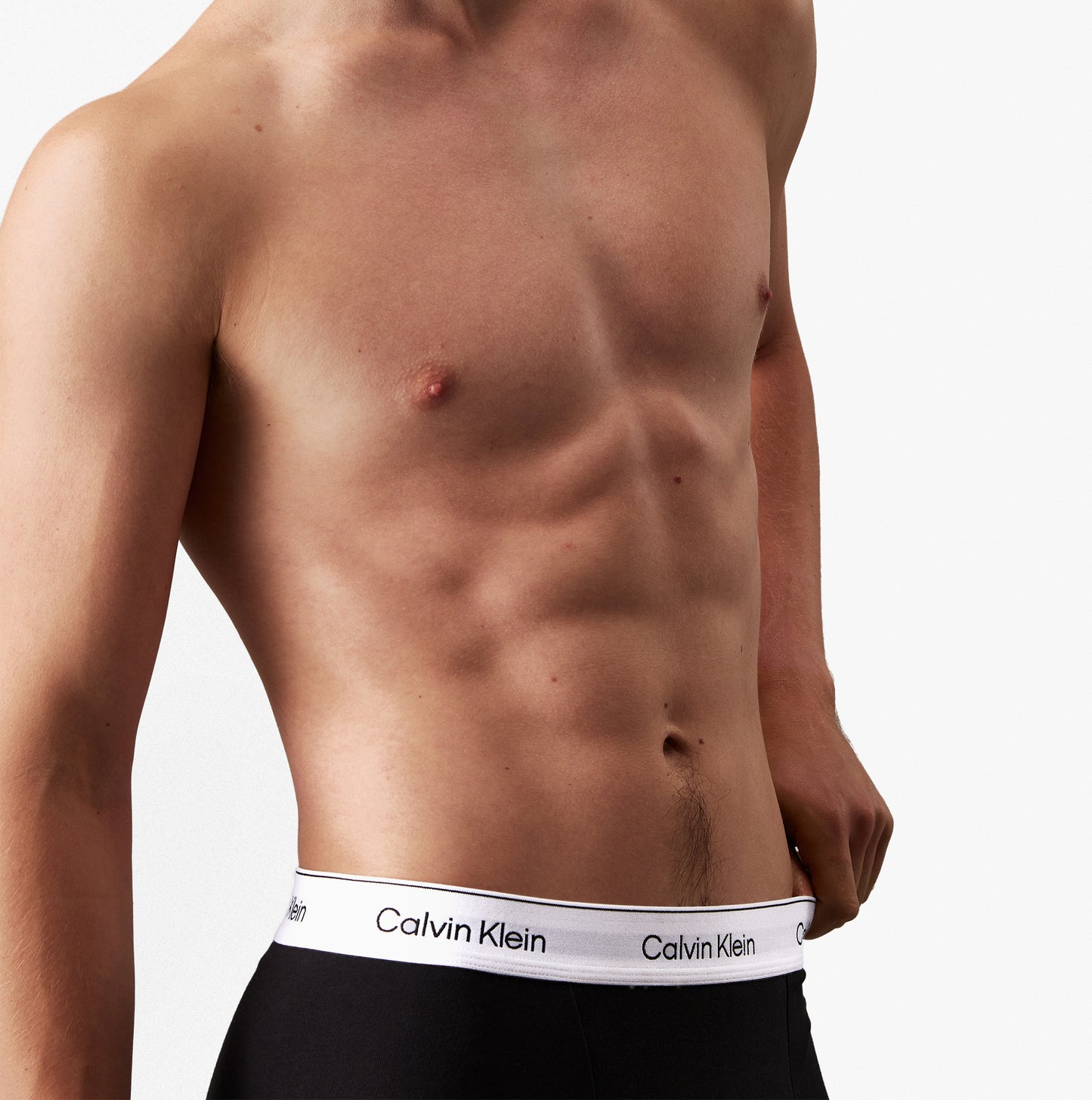 Calvin Klein ICON COTTON STRETCH 3 Pack Mens Dart Trunks Multicoloured