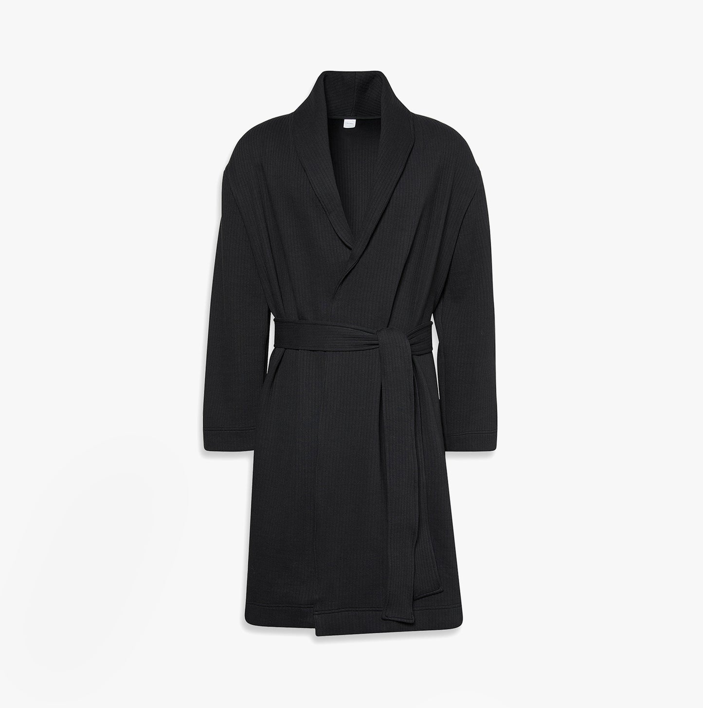 Calvin Klein QUILTED ROBE Mens Bathrobes Black