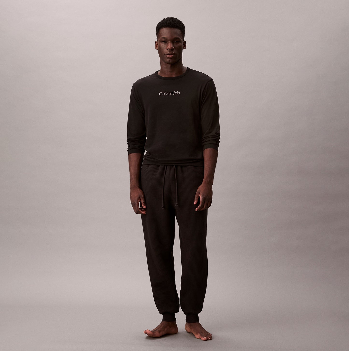 Calvin Klein QUILTED JOGGER Mens Joggers Black