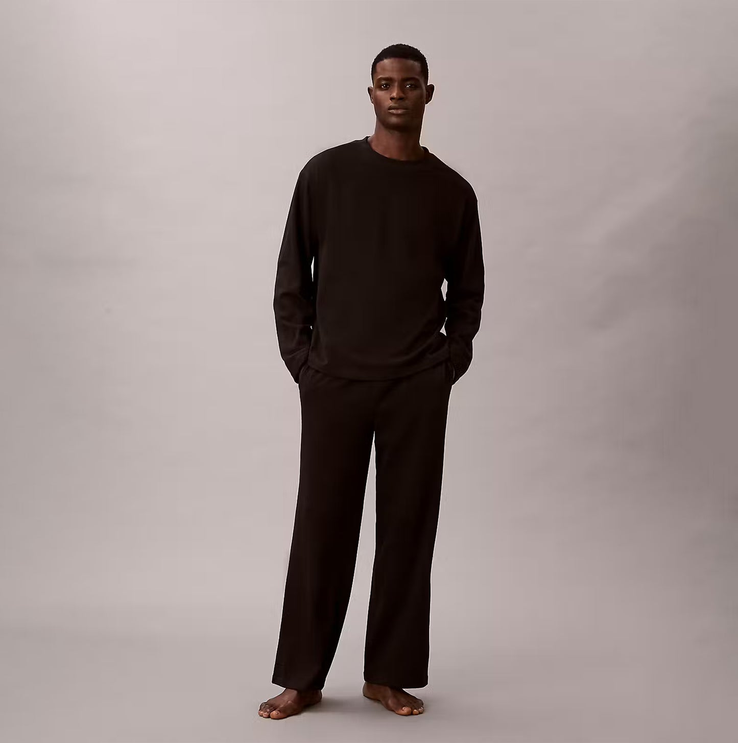 Calvin Klein SWEATSHIRT PANT SET Mens Black