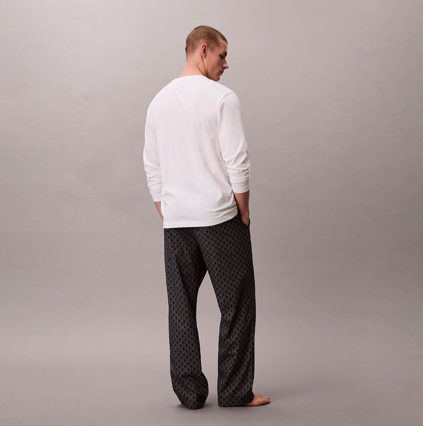 Calvin Klein LS TEE PANT SET Mens Multicoloured