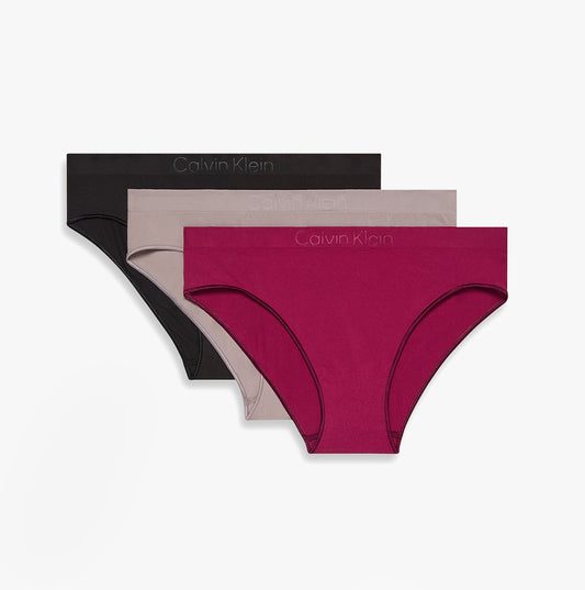 Calvin Klein BIKINI 3 PACK Womens Bikini Multicoloured