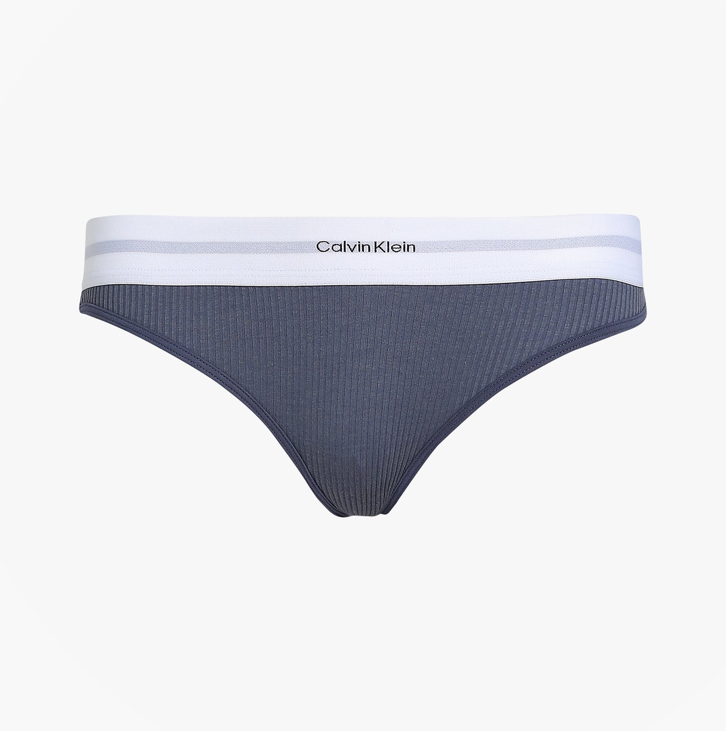 Calvin Klein BIKINI Brief Womens Cotton Modal Stretch Rib Grisaille