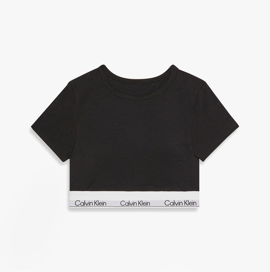 Calvin Klein T-SHIRT BRALETTE Womens Black