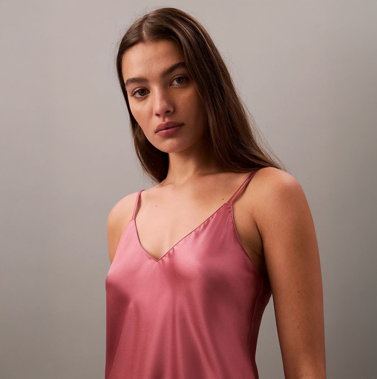 Calvin Klein SATIN CAMI Womens Pyjama Top Terrazzo