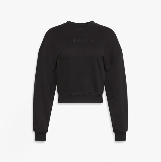 Calvin Klein Womens Long Sleeve Pyjama Top Black