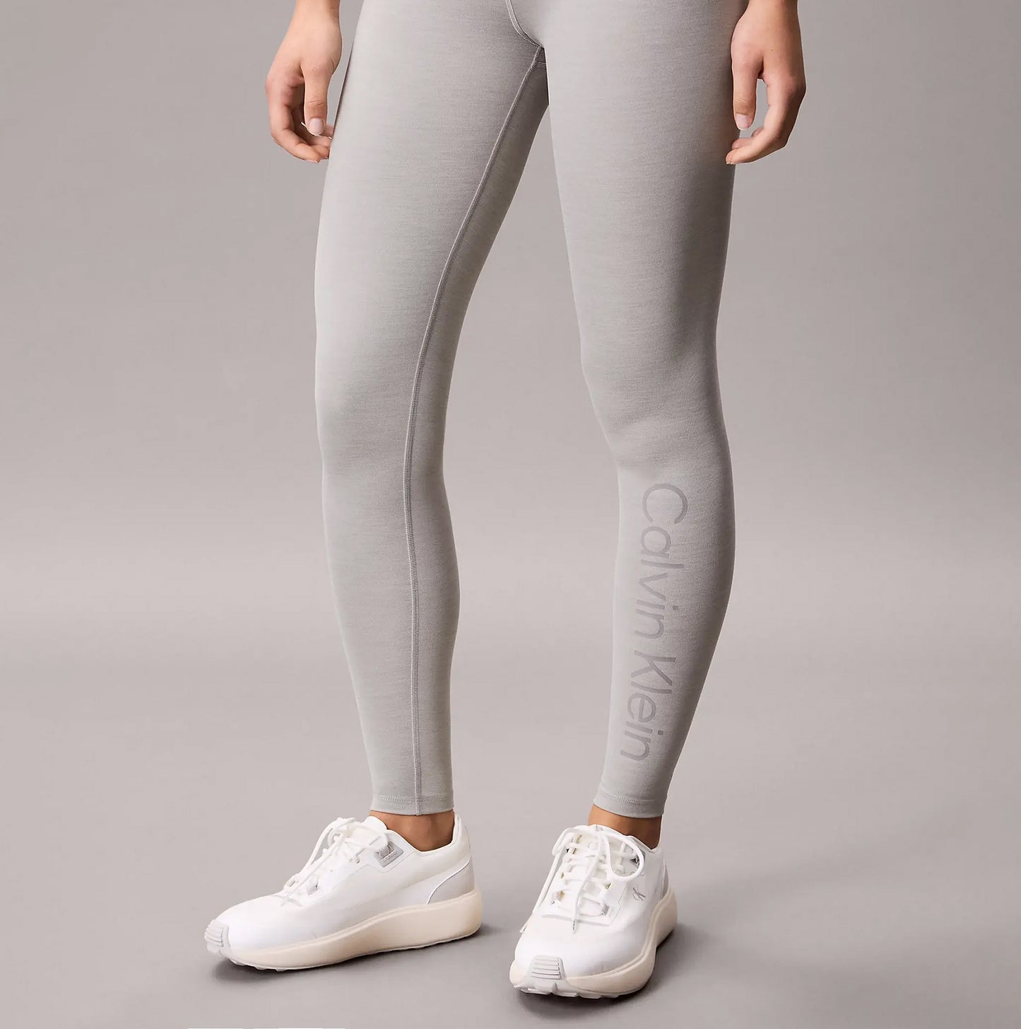 Calvin Klein LEGGING FULL Womens Full length Grey Heather