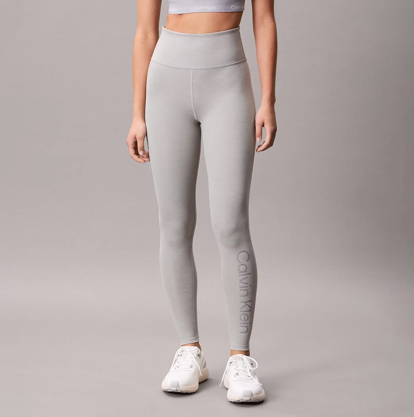 Calvin Klein LEGGING FULL Womens Full length Grey Heather