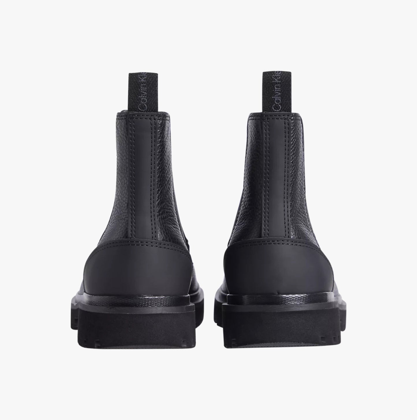 Calvin Klein EVA MID CHELSEA BOOTS Mens Triple Black