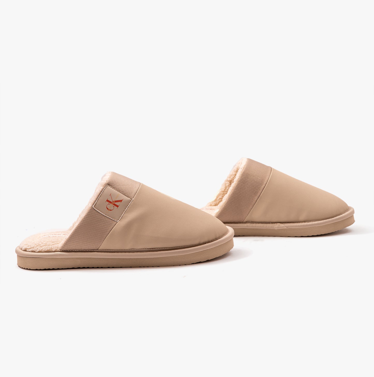 Calvin Klein HOME CLOG SURFACES Mens Slippers Taupe