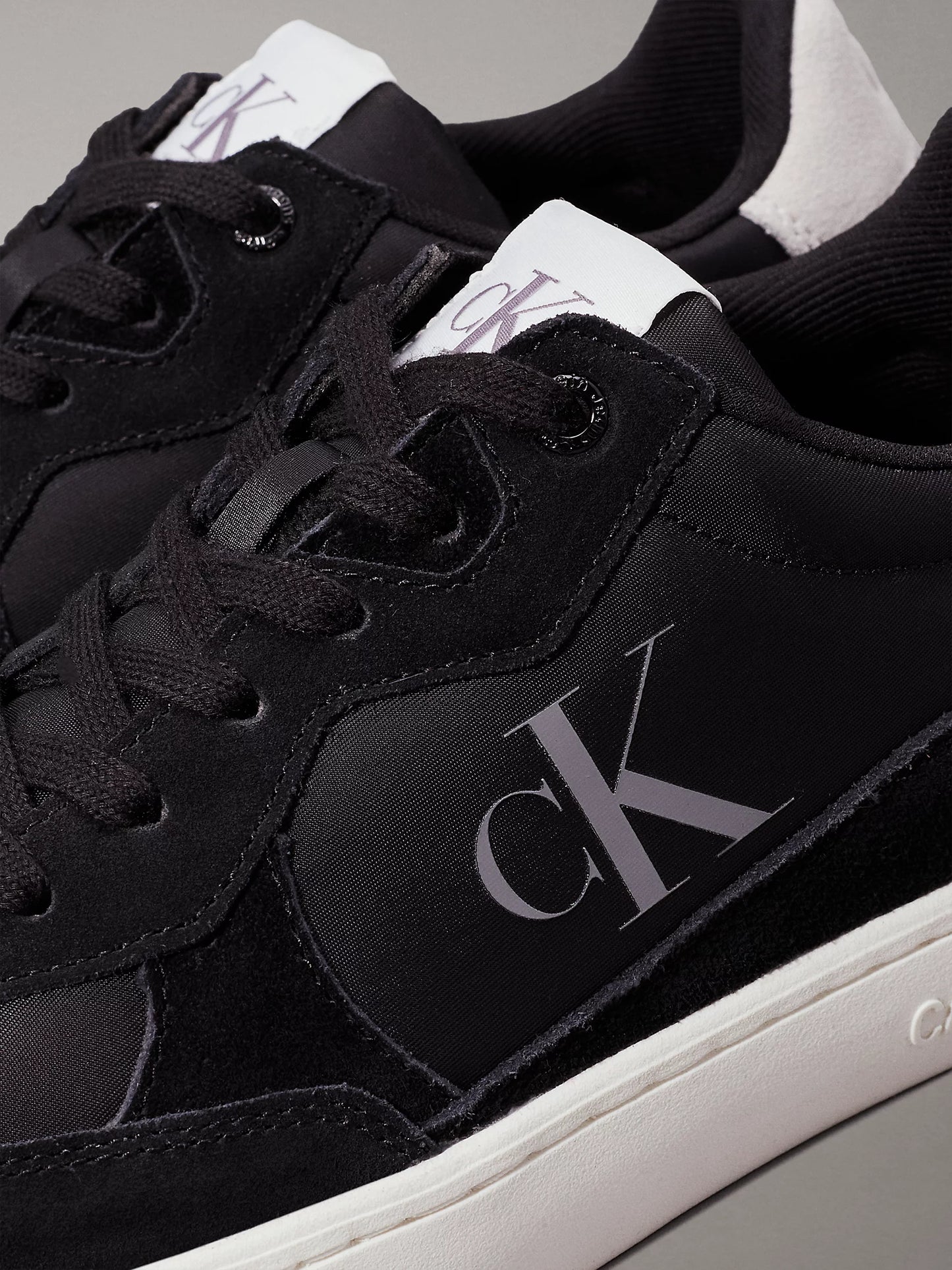 Calvin Klein CLASSIC CUPSOLE ICON Mens Trainers Black/Bright White