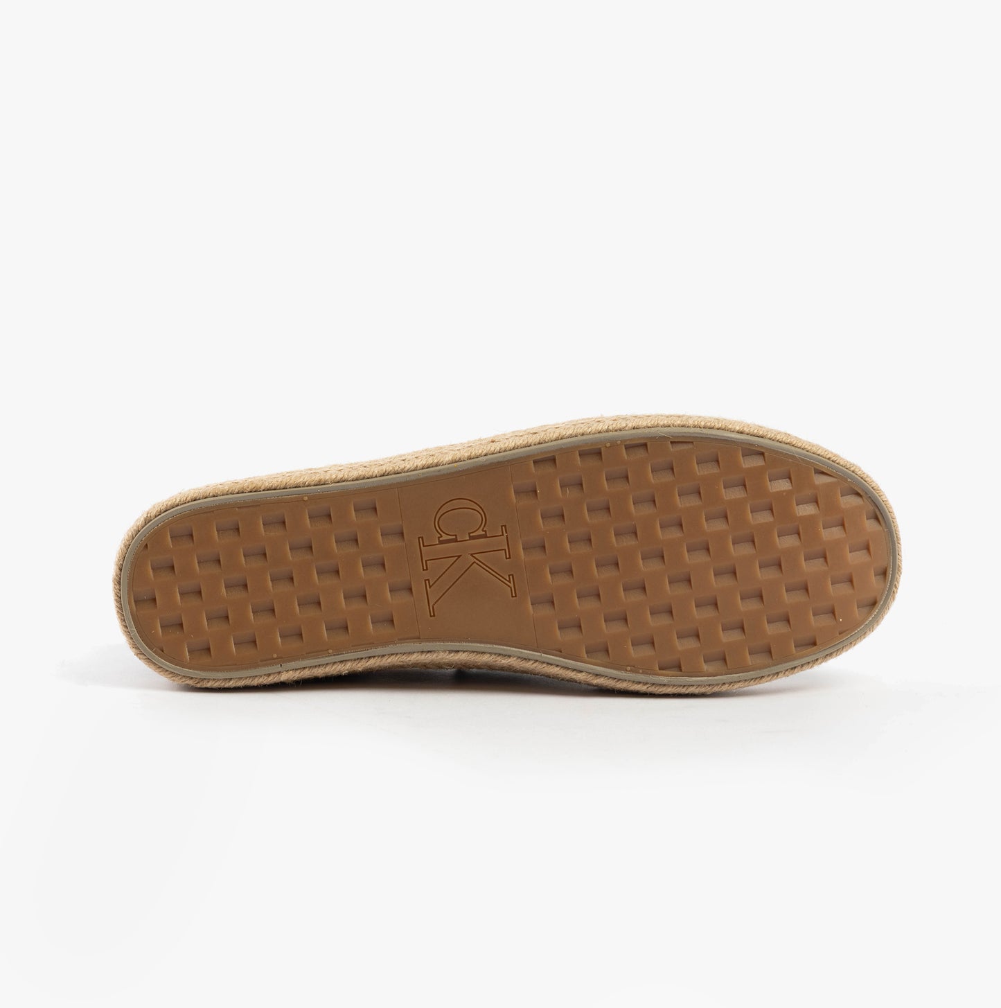 Calvin Klein ESPADRILLE Mens Canvas Shoes Weathered Teak