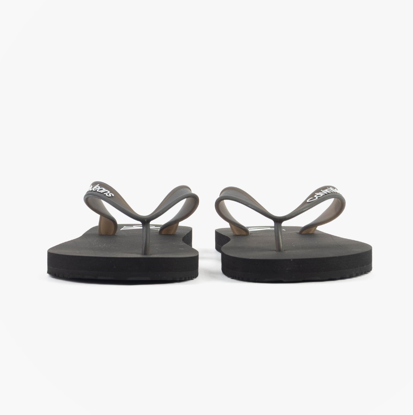 Calvin Klein BEACH SANDAL TRANSPA Mens Sandals Black/Bright White
