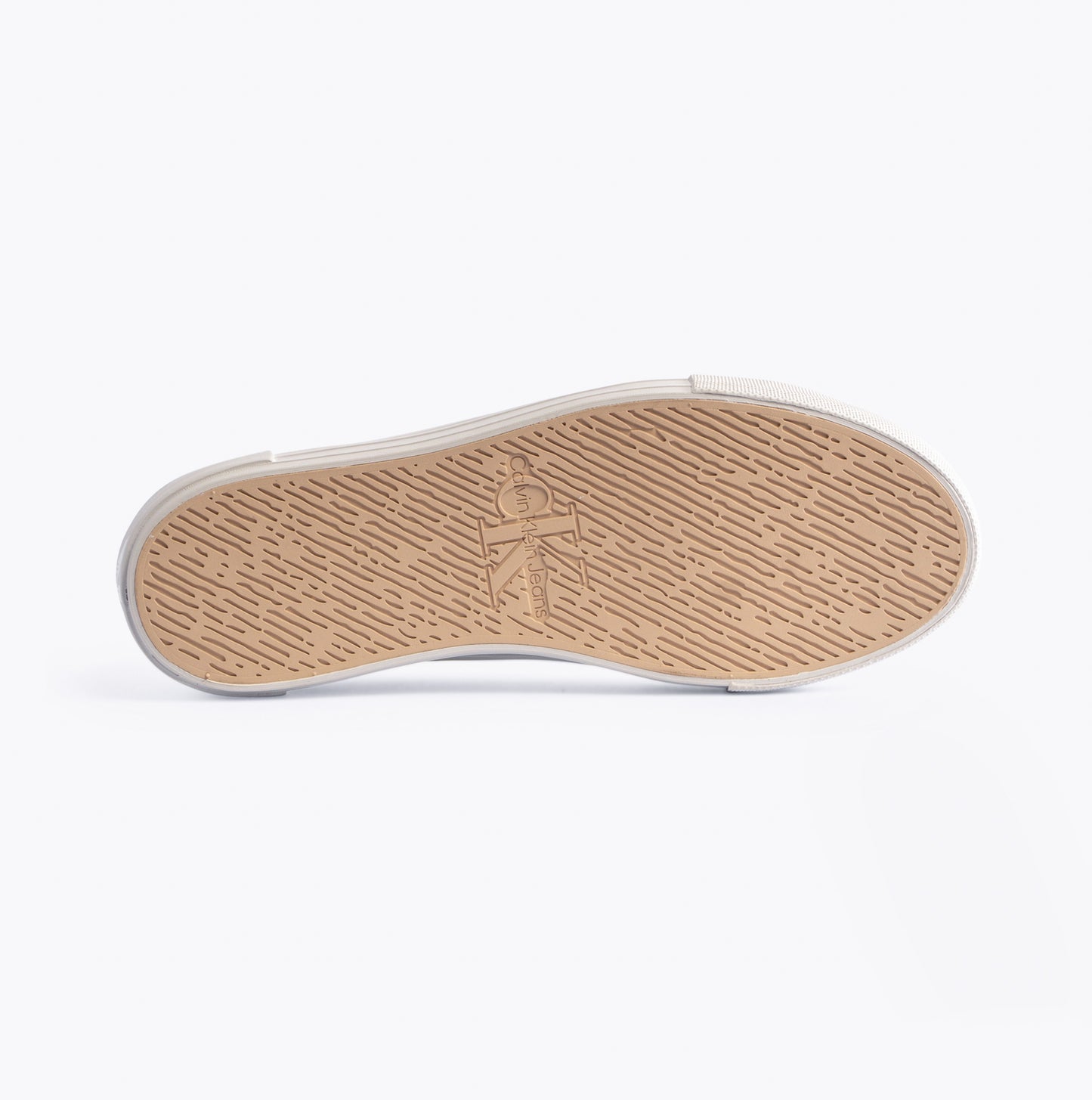 Calvin Klein BOLD VULCANISED Womens Trainers Creamy White/White/Whisper Pink
