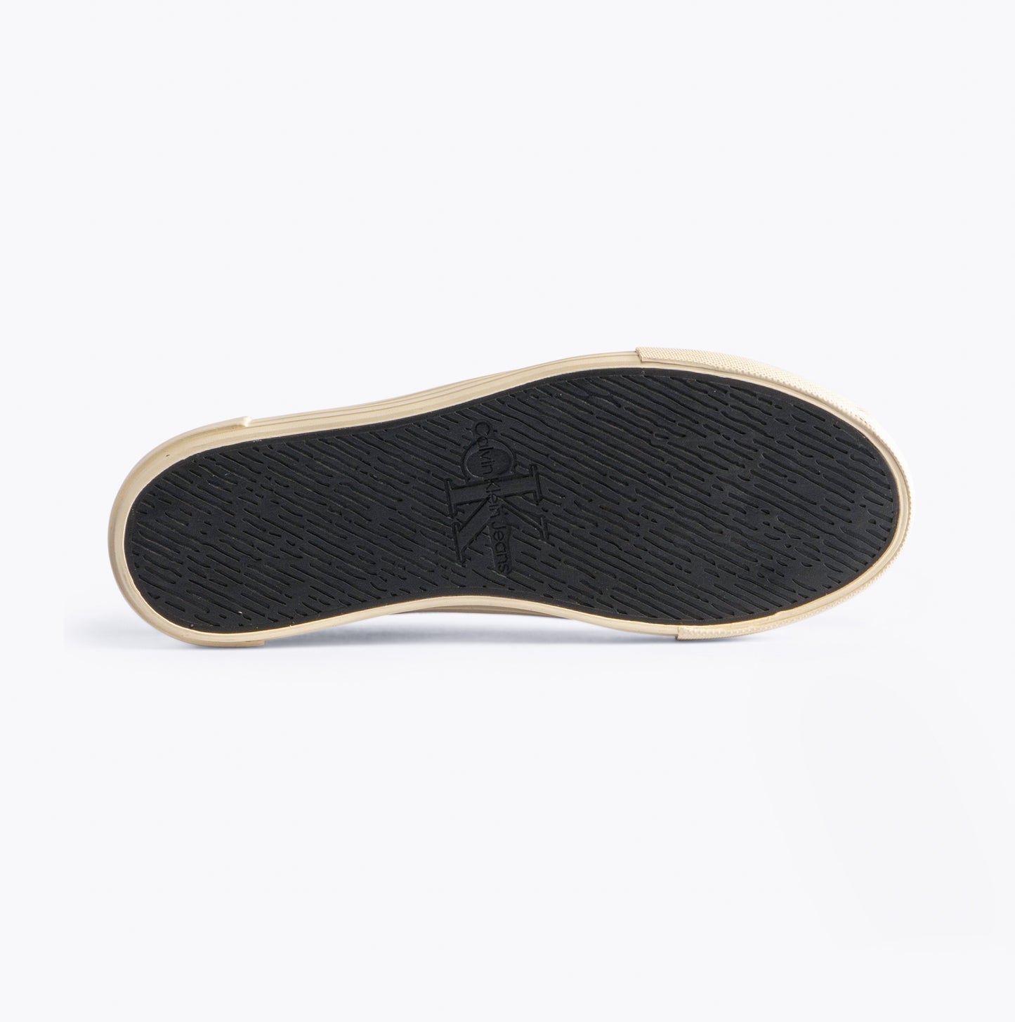 Calvin Klein BOLD VULCANISED Womens Trainers Black/Creamy White