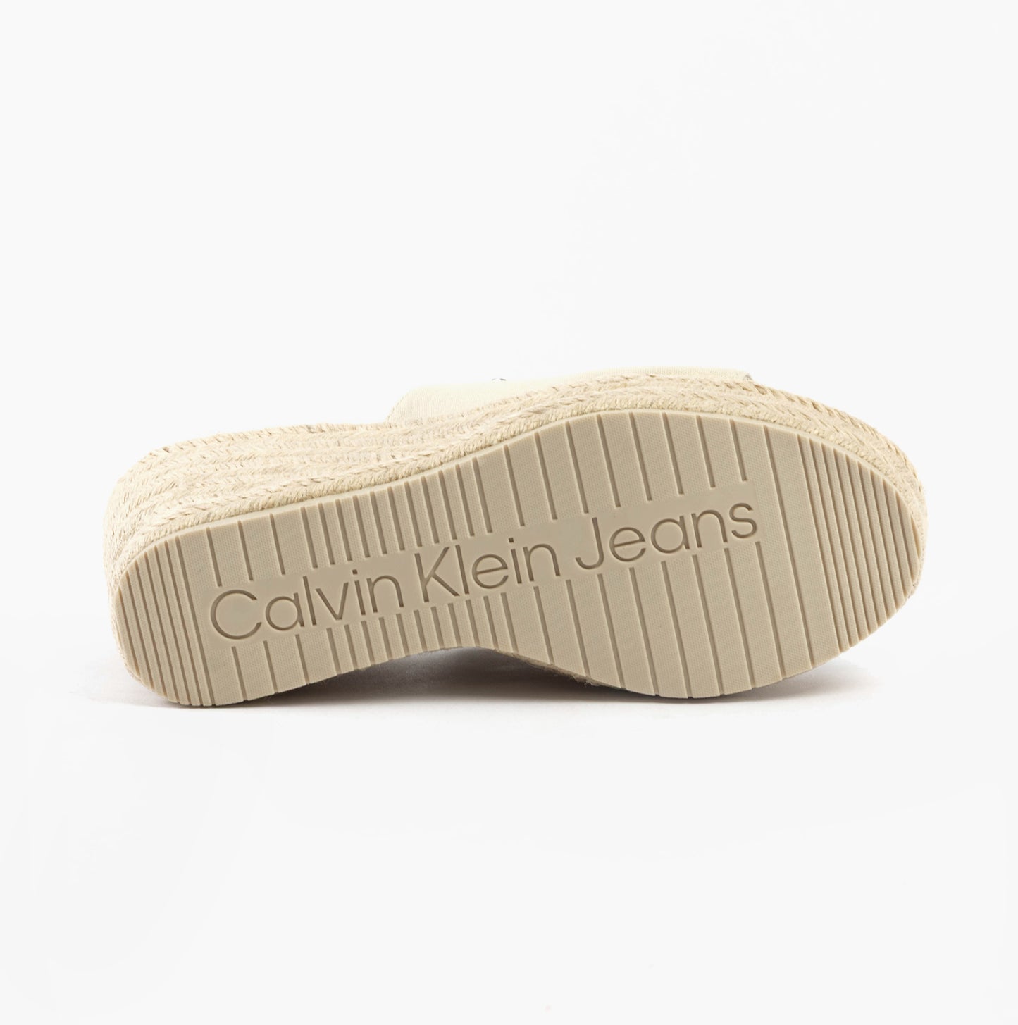 Calvin Klein WEDGE ROPE Womens Sandals Turtle Dove